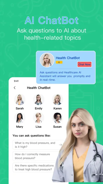 Capturas de tela do Tiny BP - Blood Pressure App