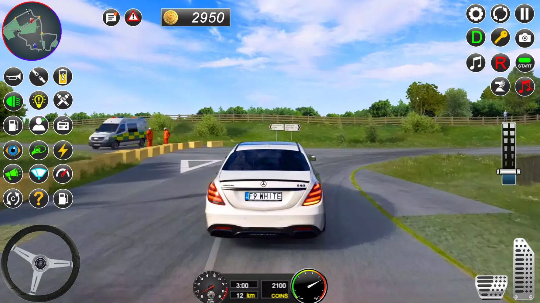 Zrzuty ekranu Car Games: Car Driving School