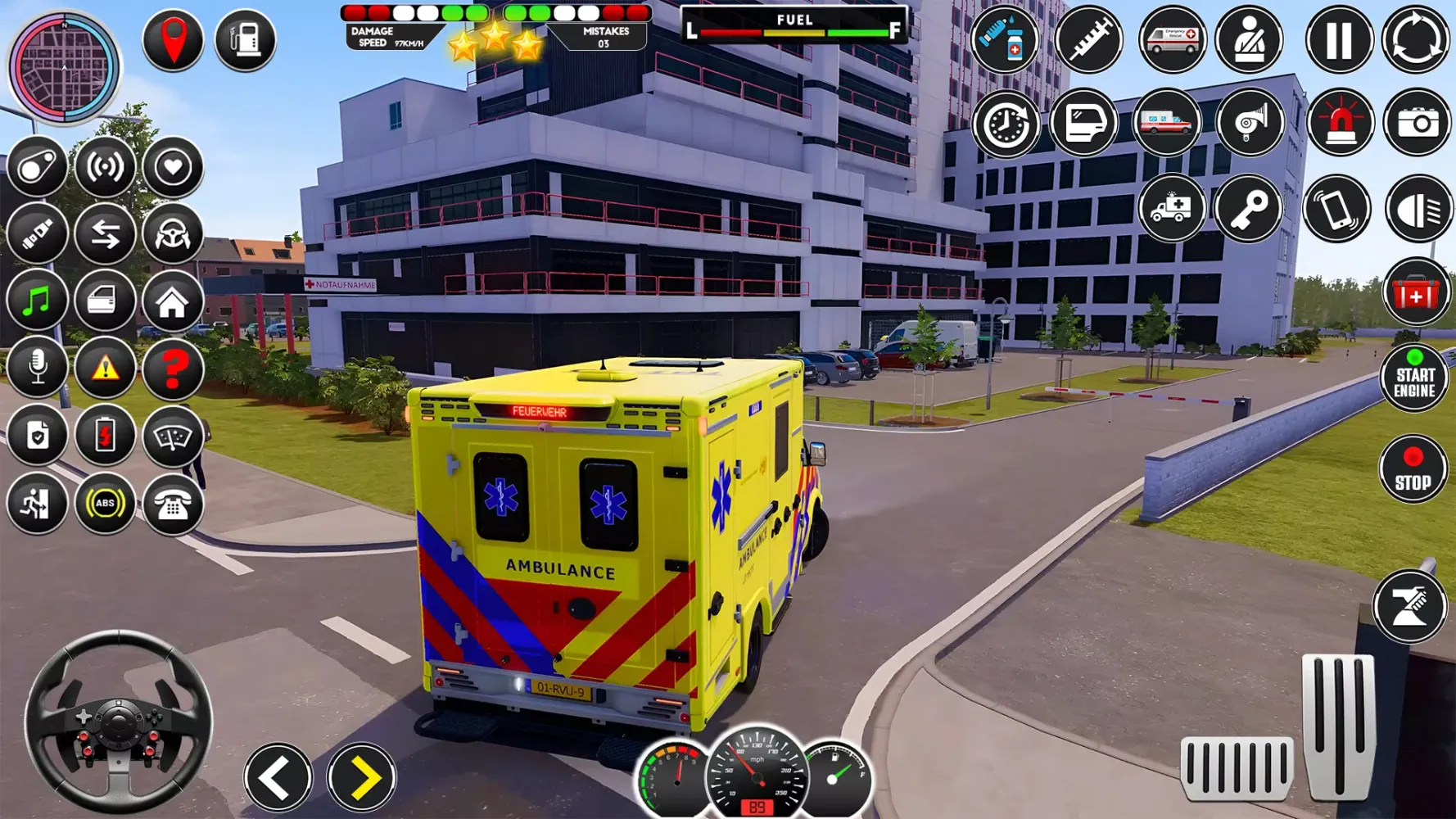 US Ambulance Sim Driving Game应用截图