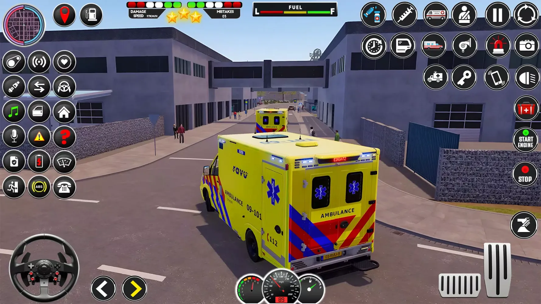 US Ambulance Sim Driving Game应用截图
