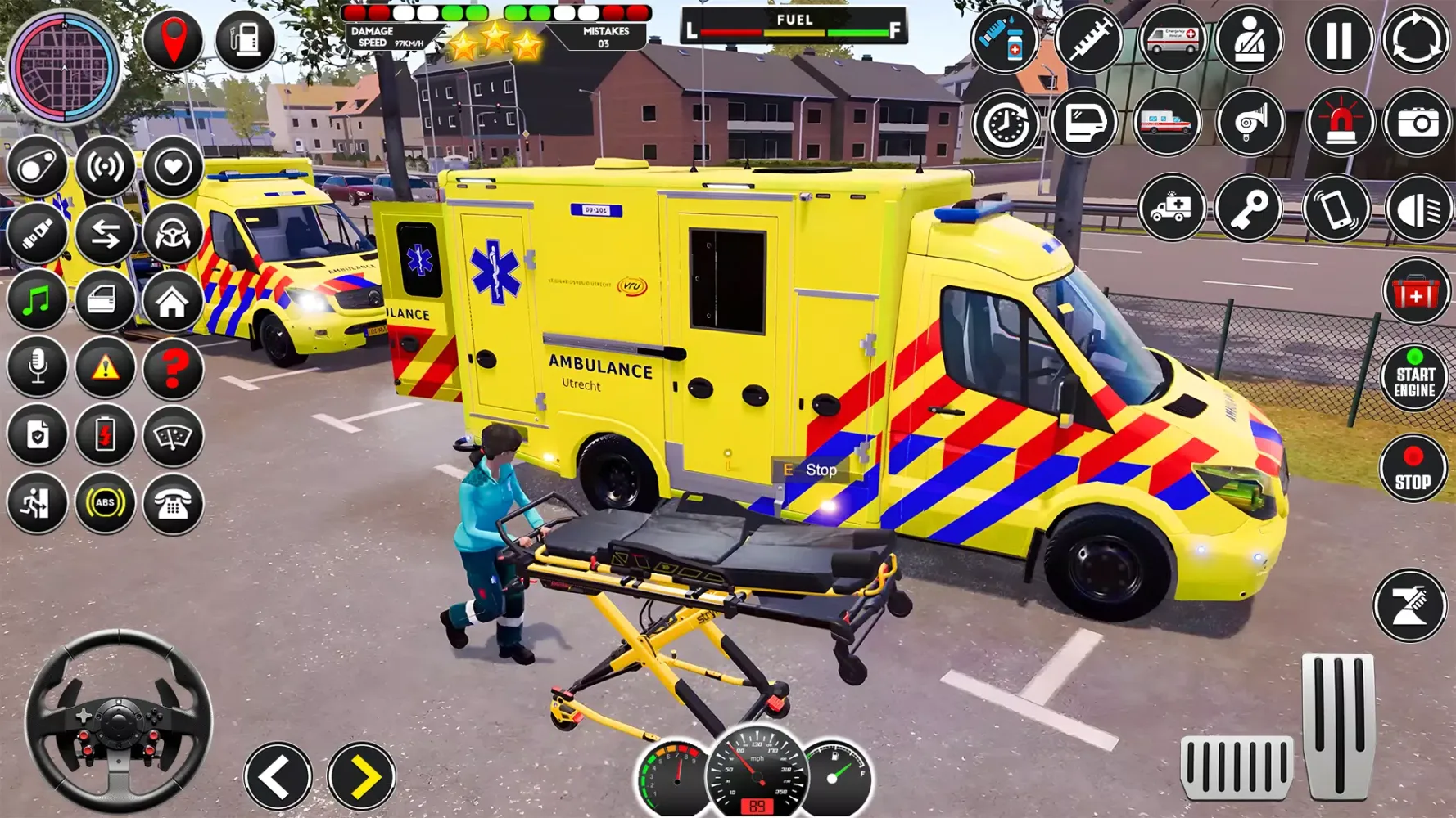US Ambulance Sim Driving Game应用截图