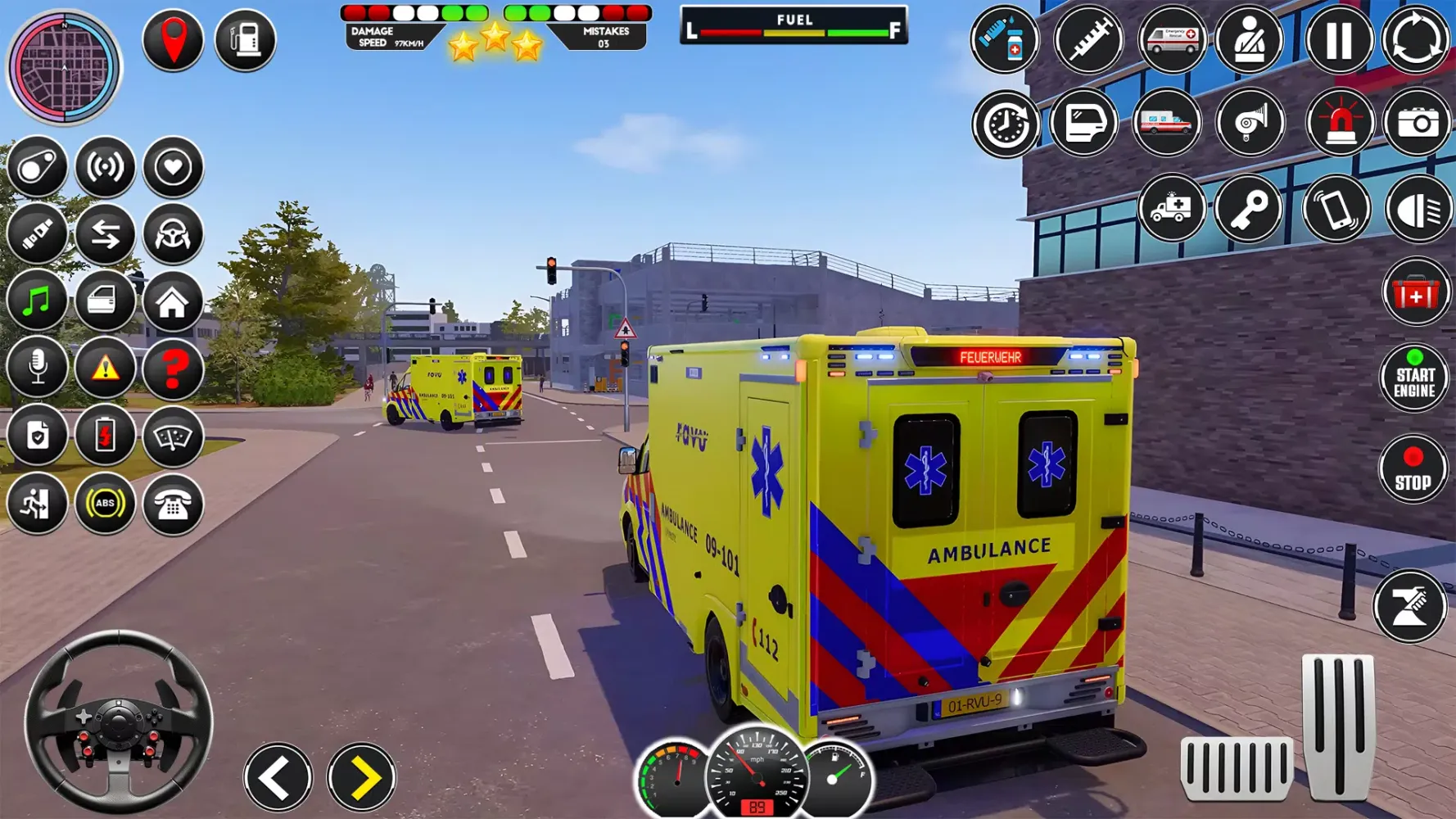 US Ambulance Sim Driving Game应用截图