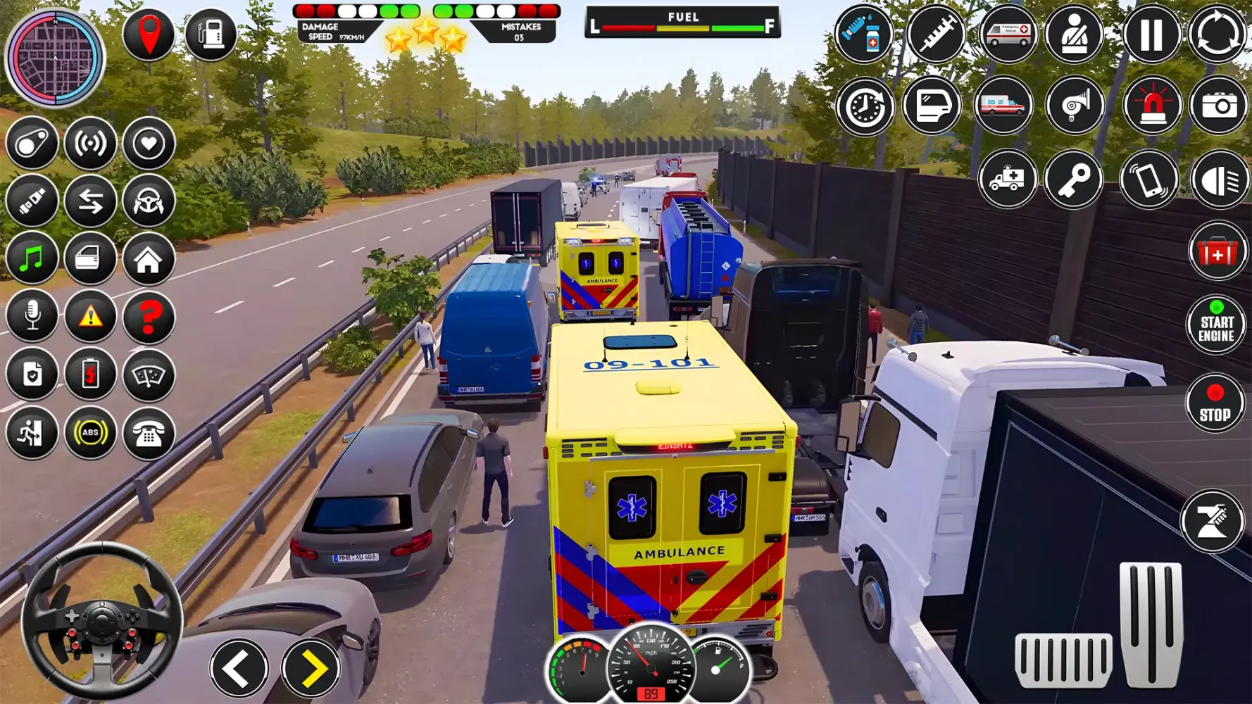 US Ambulance Sim Driving Game应用截图