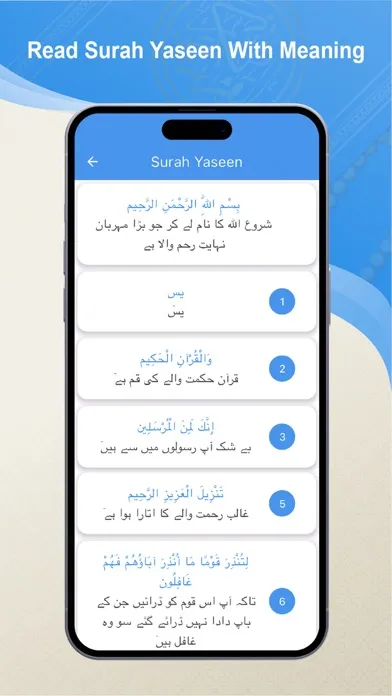 Captures d'écran de Surah Yasin Surah Yaseen