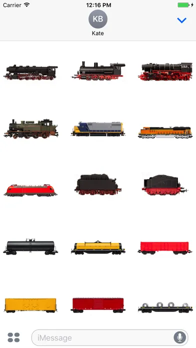 Model Train Stickers スクリーンショット