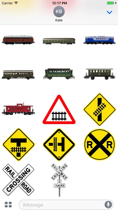 Model Train Stickers スクリーンショット
