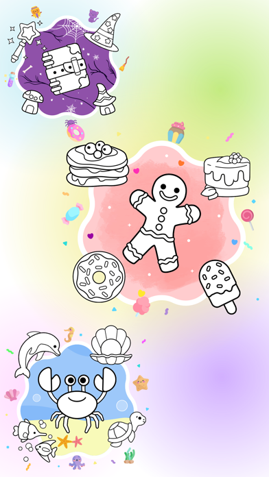 Screenshot di Coloring Book - Draw & Create