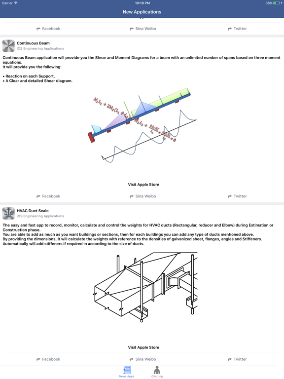 List Engineering Apps iPad  Screenshots