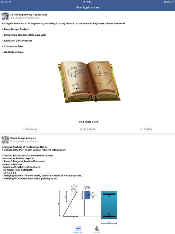 List Engineering Apps iPad  Screenshots