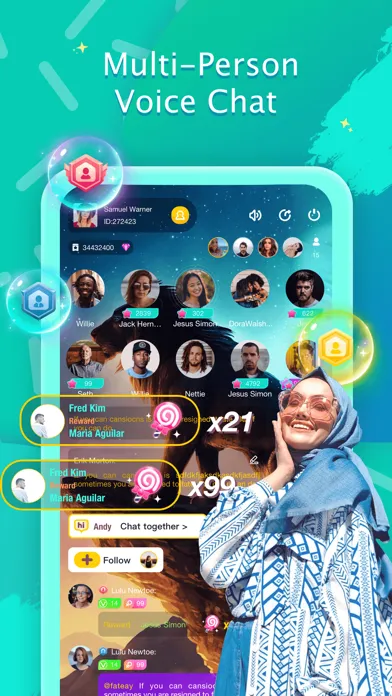 UME- Group Voice Chat Rooms Ekran Görüntüleri