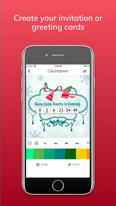 Tangkapan layar Christmas & New Year Countdown