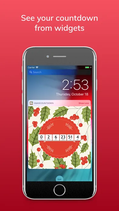 Tangkapan layar Christmas & New Year Countdown