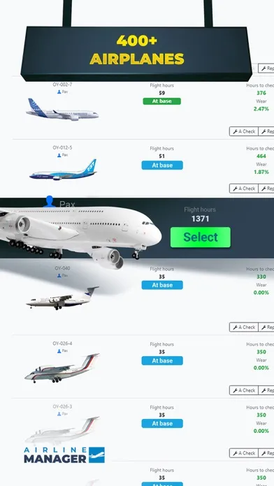 Tangkapan skrin Airline Manager - 2025