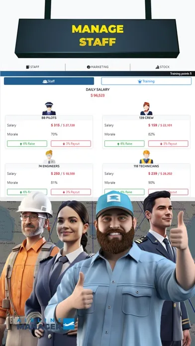Tangkapan skrin Airline Manager - 2025