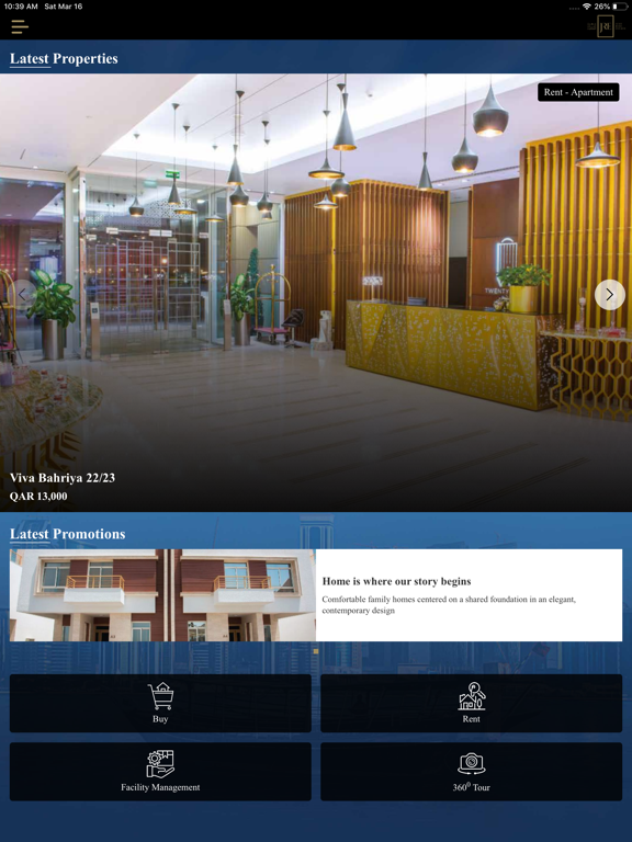 Tangkapan layar JRE - Just Real Estate iPad 