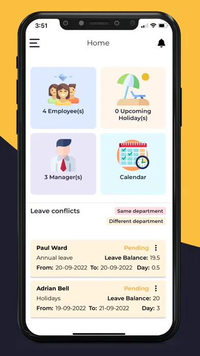ภาพหน้าจอของ Xpert Leave