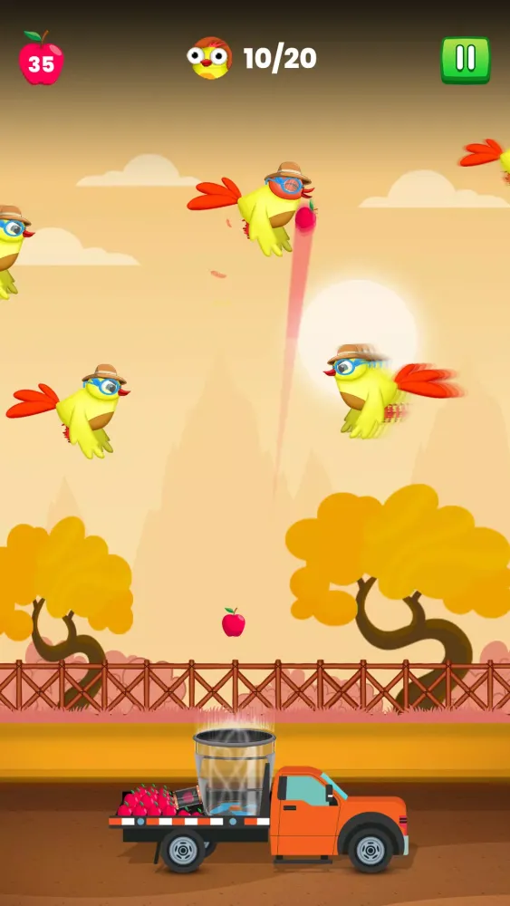 Capturas de tela do Hungry Birds Food: Bird Game