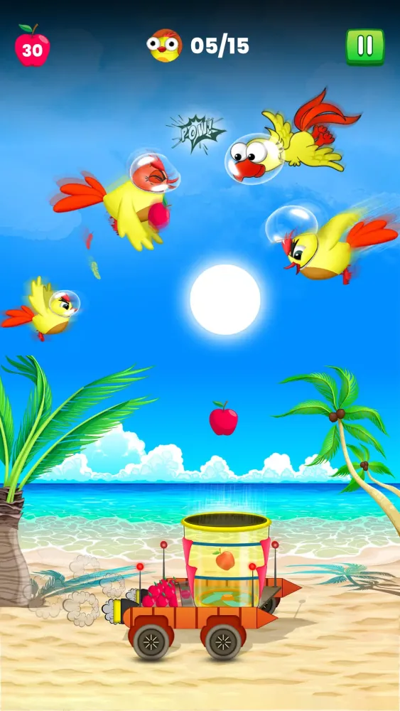 Capturas de tela do Hungry Birds Food: Bird Game