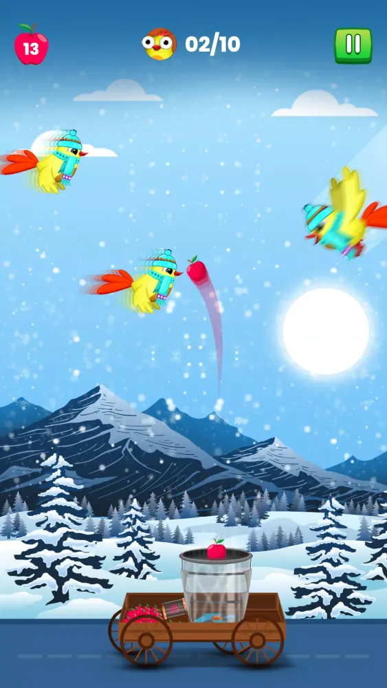 Capturas de tela do Hungry Birds Food: Bird Game
