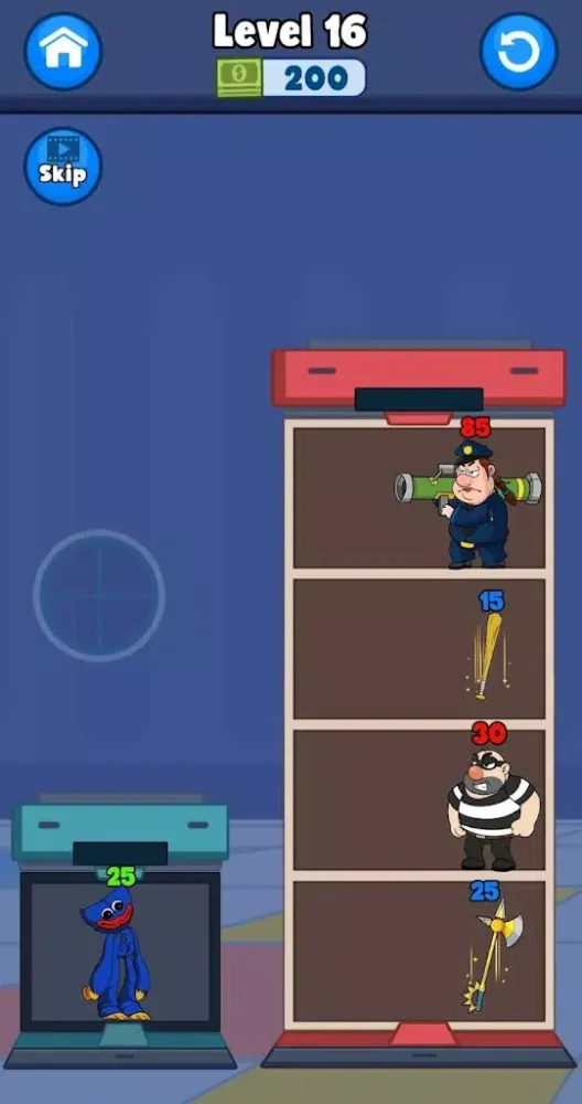 Ảnh chụp màn hình của Wuggy Kissy Tower Escape