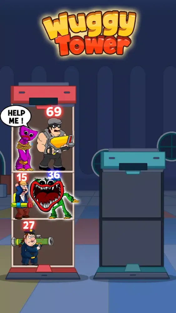 Ảnh chụp màn hình của Wuggy Kissy Tower Escape