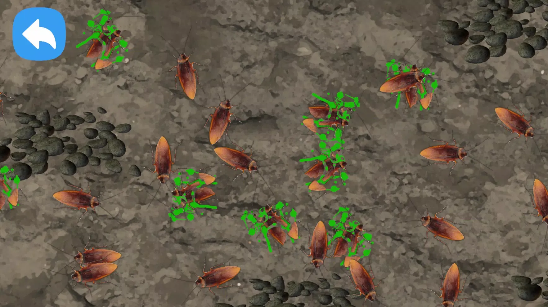 ภาพหน้าจอของ Cockroach Real Simulator