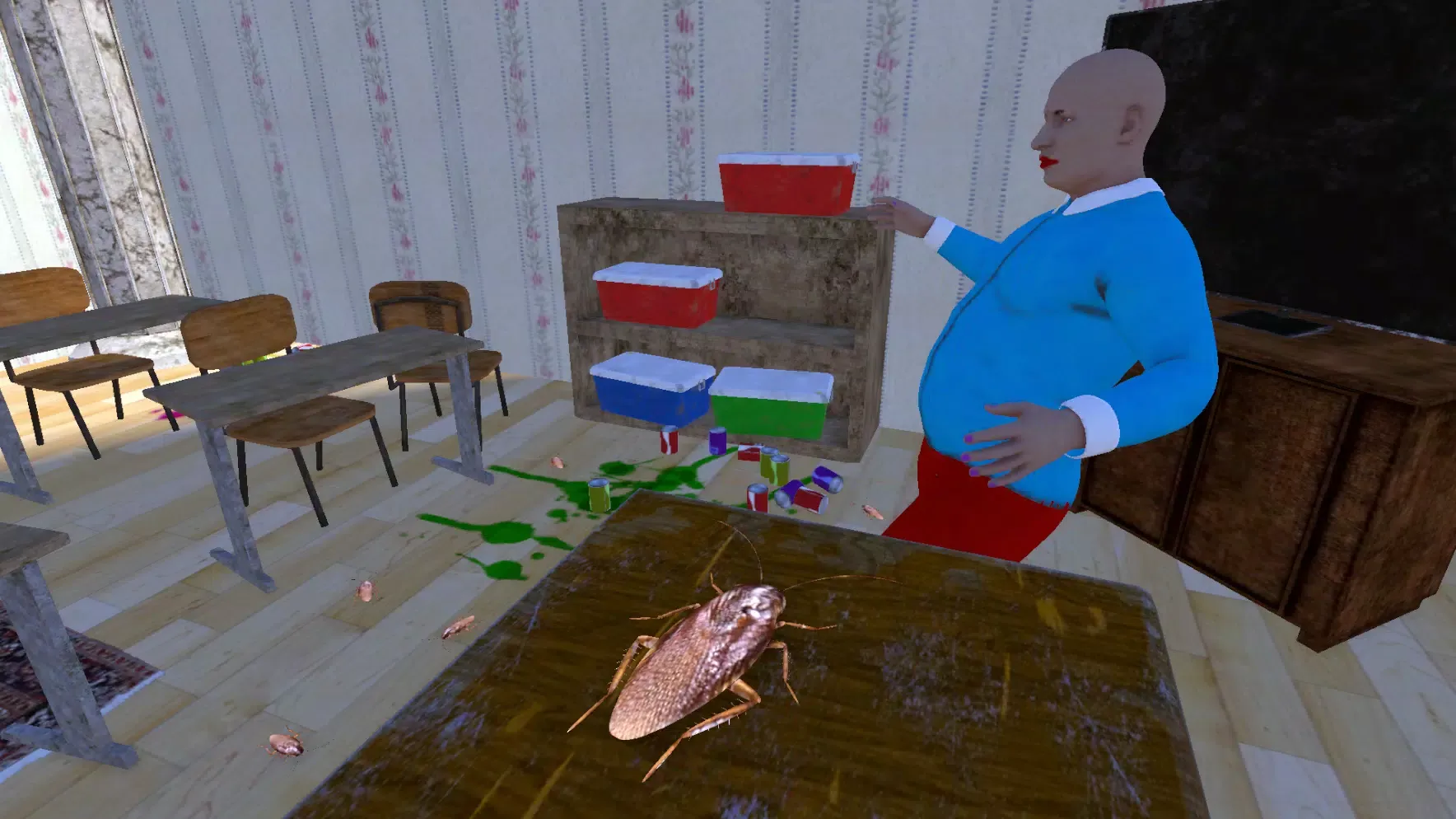 ภาพหน้าจอของ Cockroach Real Simulator
