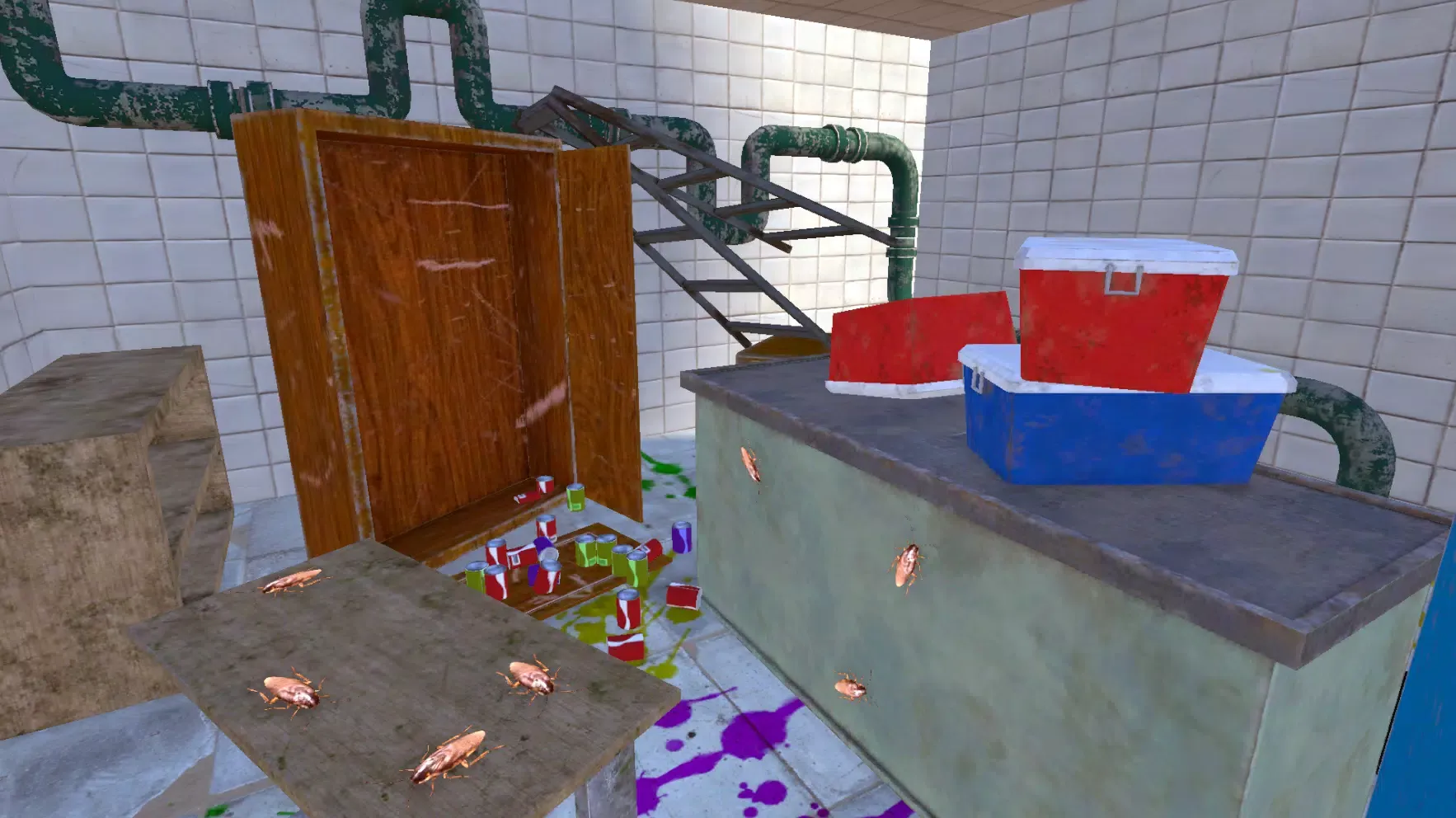 ภาพหน้าจอของ Cockroach Real Simulator