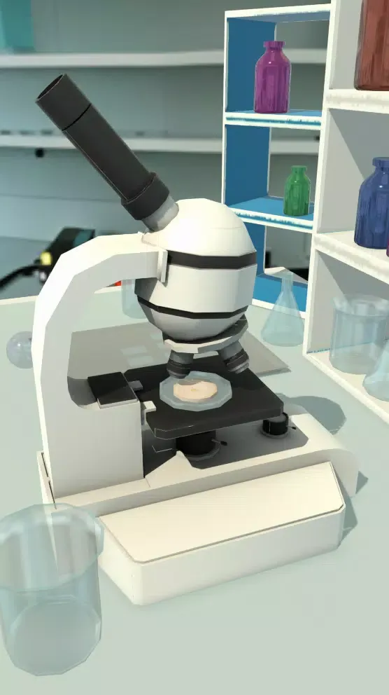 Capturas de tela do Microscope Virtual Cells Sim