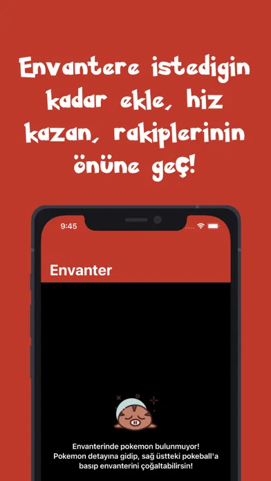 Tangkapan layar Türkçe Pokedex