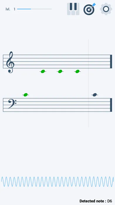 Capturas de tela do Guido - Learn to read notes