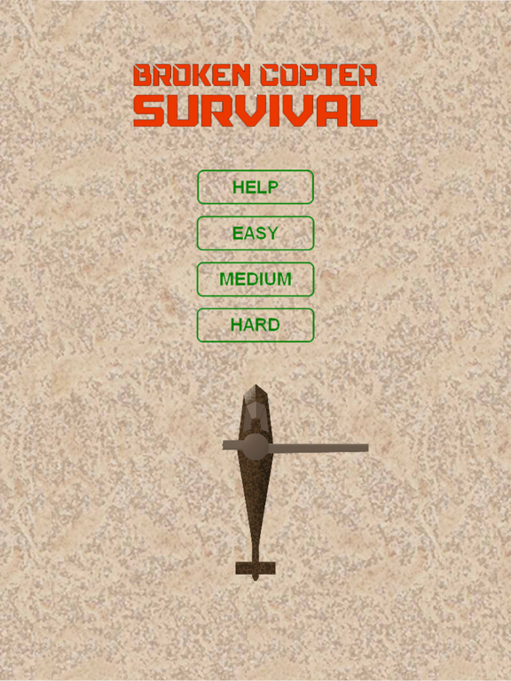 Tangkapan skrin Broken Copter Survival iPad 