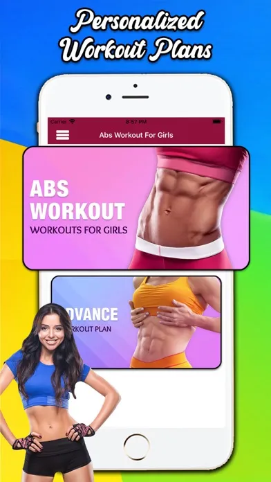 Abs Workout For Girls سکرین شاٹس
