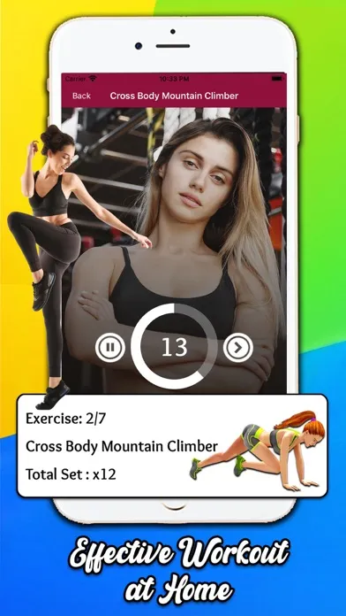 Abs Workout For Girls سکرین شاٹس
