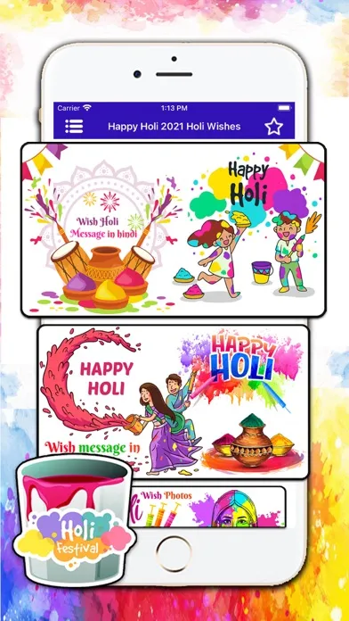 Happy Holi 2021 Holi Wishes Ekran Görüntüleri