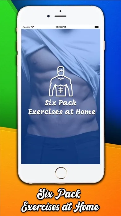 Six Pack Exercises at Home 스크린샷