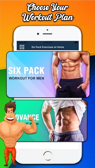 Six Pack Exercises at Home 스크린샷