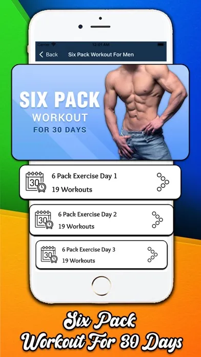 Six Pack Exercises at Home 스크린샷