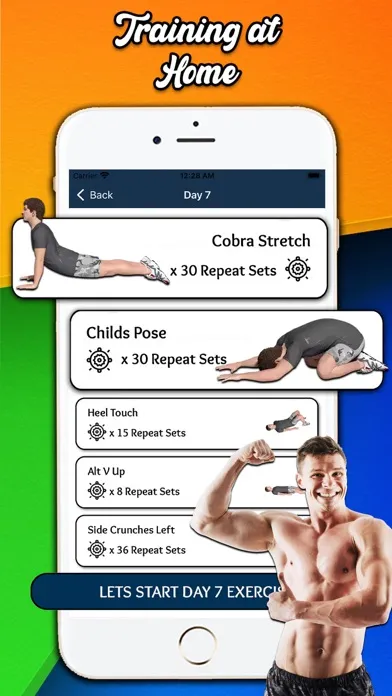 Six Pack Exercises at Home 스크린샷