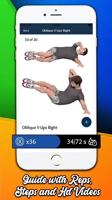 Six Pack Exercises at Home 스크린샷