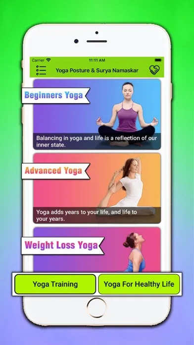 Yoga Posture & Surya Namaskar Screenshots