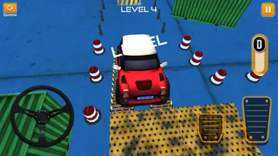 Tangkapan skrin car parking driving 3d school.