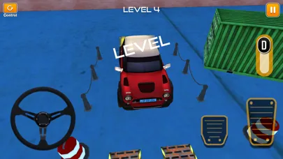 Tangkapan skrin car parking driving 3d school.