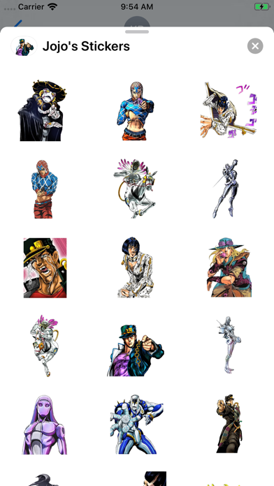 Jojo's Stickers应用截图