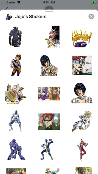 Jojo's Stickers应用截图