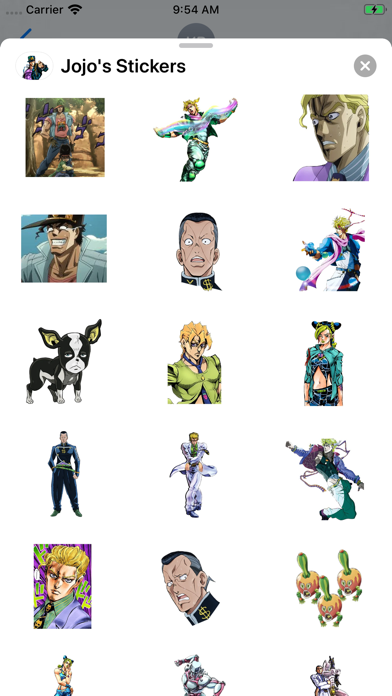Jojo's Stickers应用截图