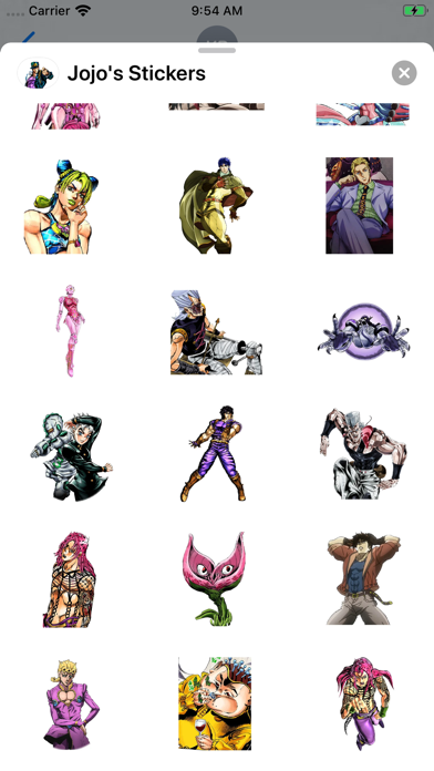 Jojo's Stickers应用截图