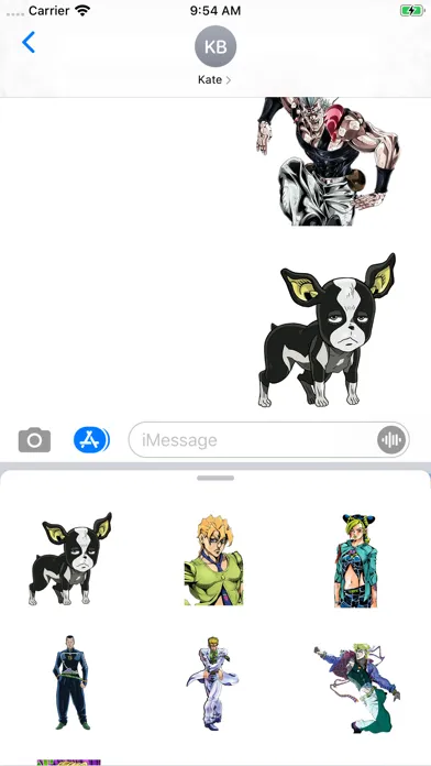 Jojo's Stickers 스크린샷