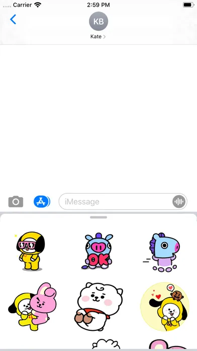 Zrzuty ekranu Sticker BT21 Cute