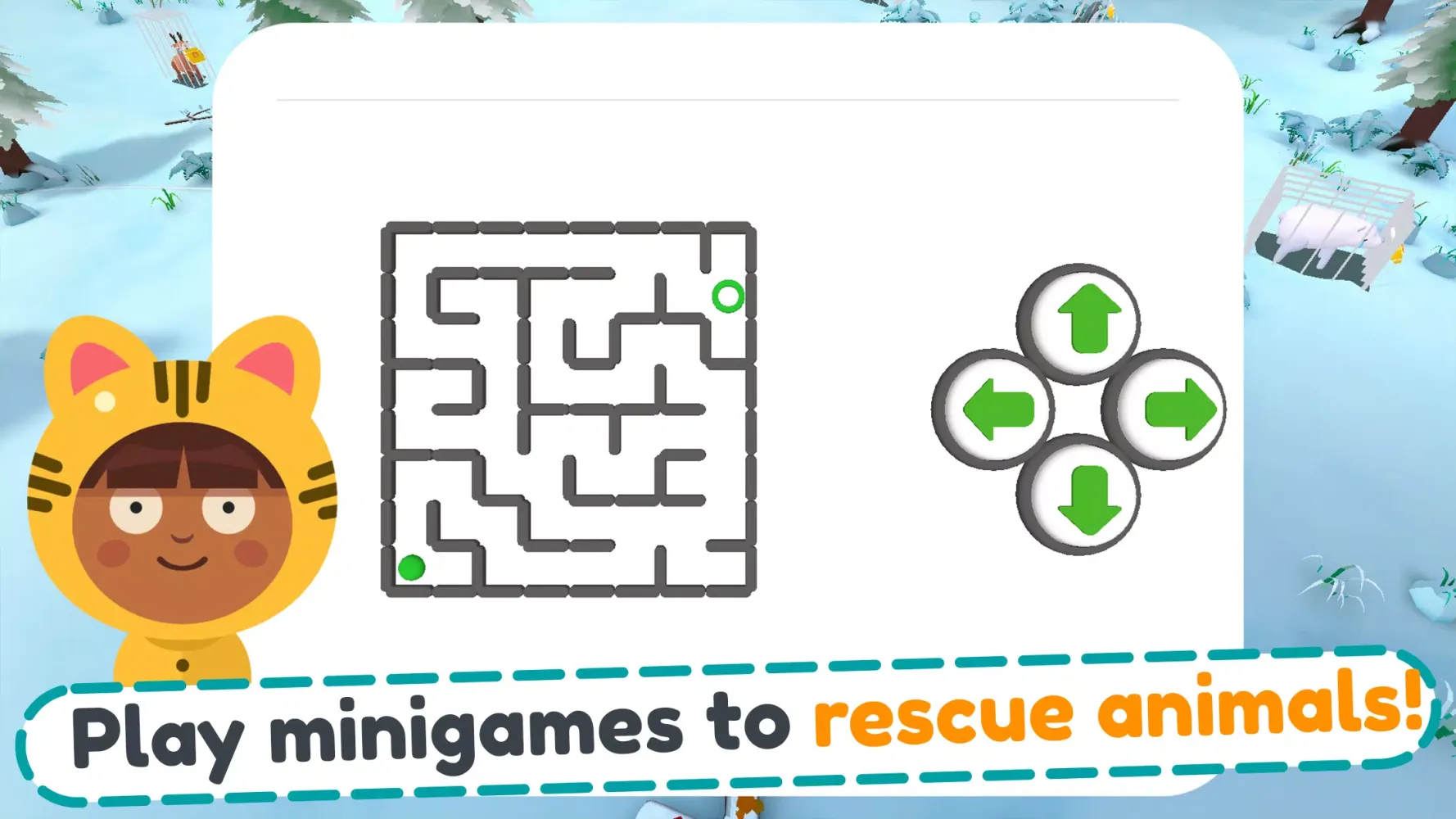 Capturas de tela do Animals to the rescue and care